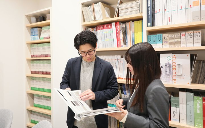 【現地調査及び営業・施工担当との打ち合わせ】
